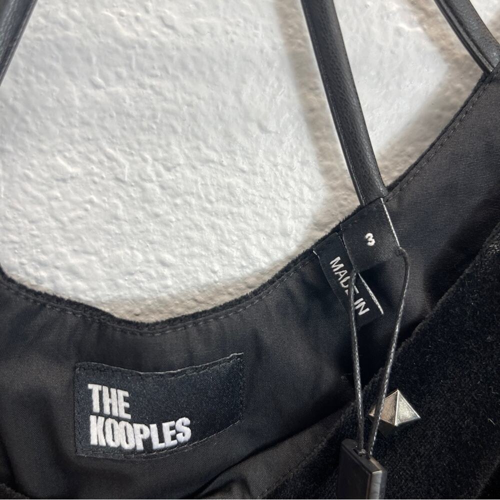 The Kooples Velvet Short Black Dress - Picture 4 of 16